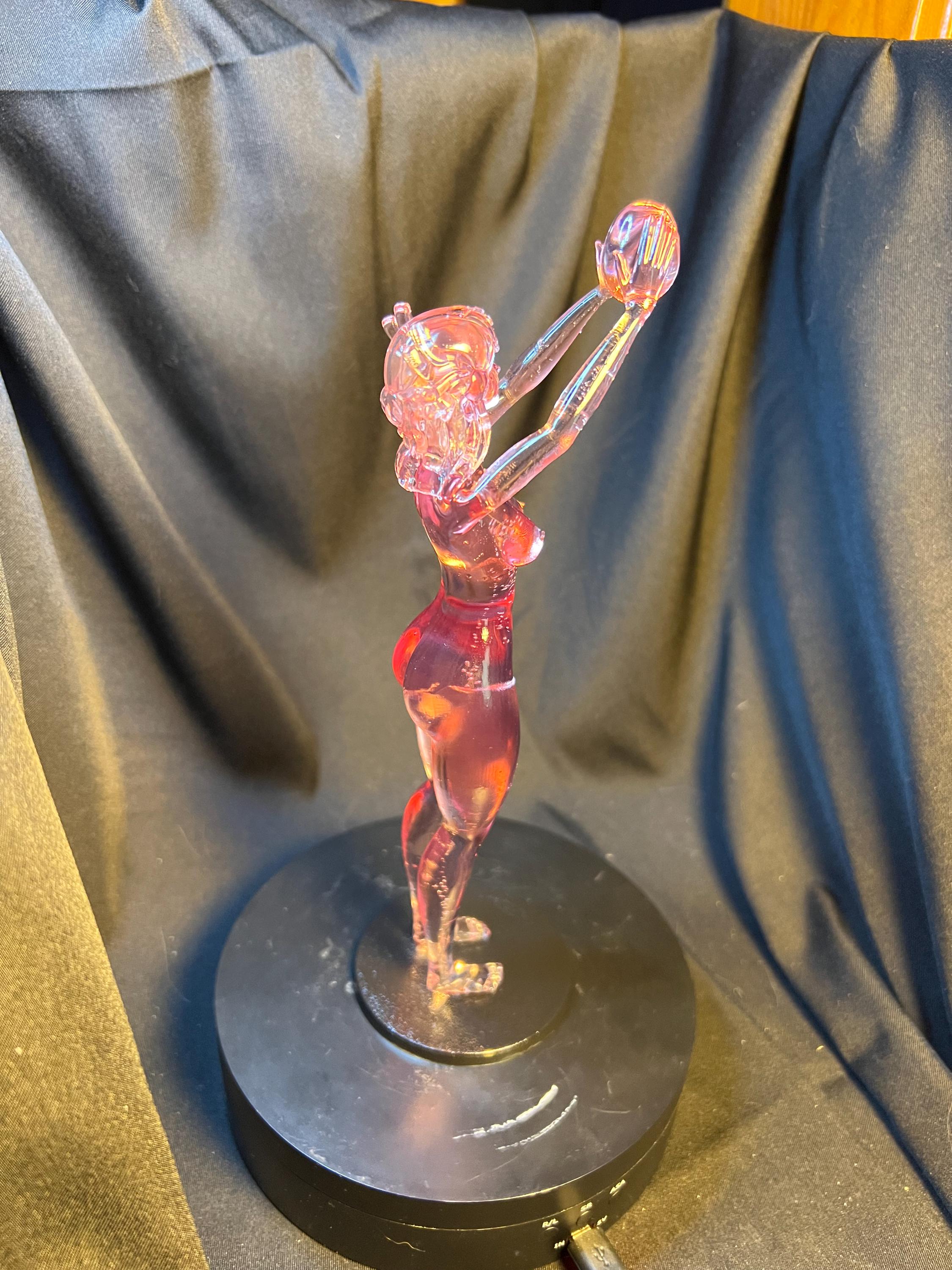 Sexy Egg Girl Beatrice Clear Red Nude