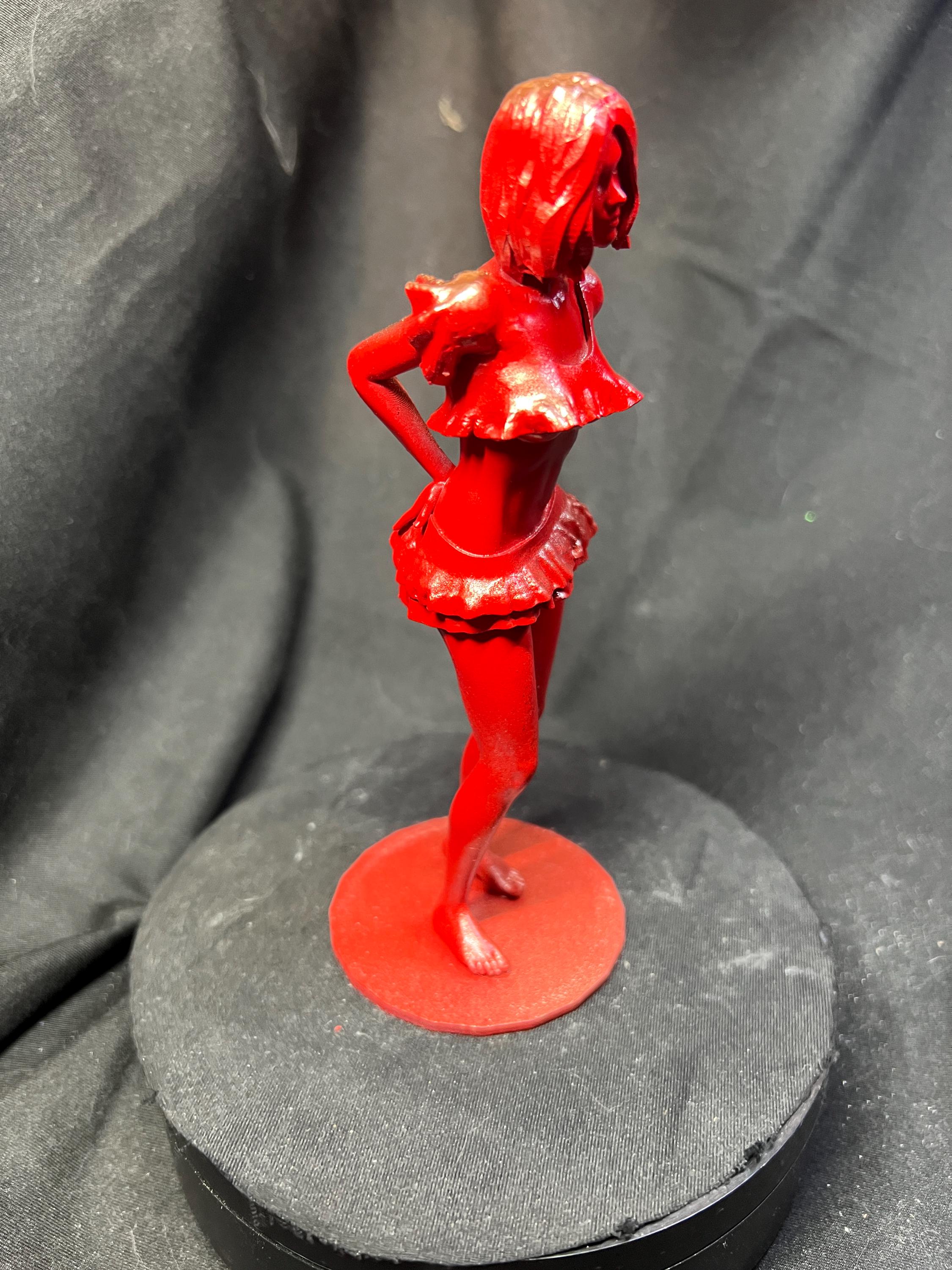 Sexy Girl in a Skimpy Outfit – Stylized 3D Figure