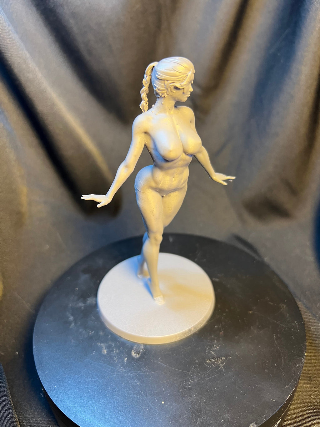Dancing Woman Figurine, Elegant Pose, 4 inches Tall