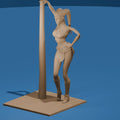 Sexy Alien Woman / Head tailed Figure