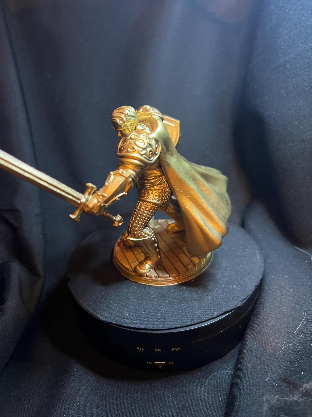Fully armored medieval-style knight