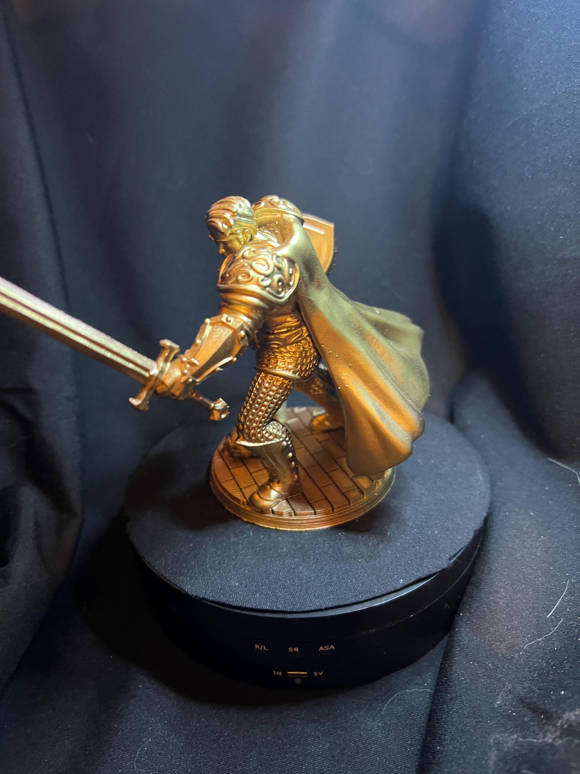 Fully armored medieval-style knight