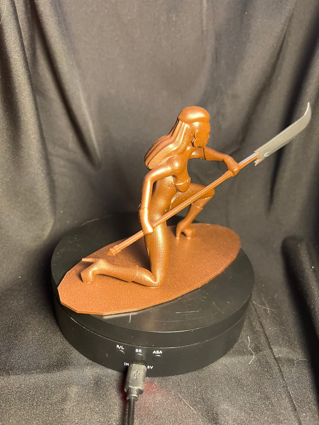 Warrior Woman with a Spear Figure