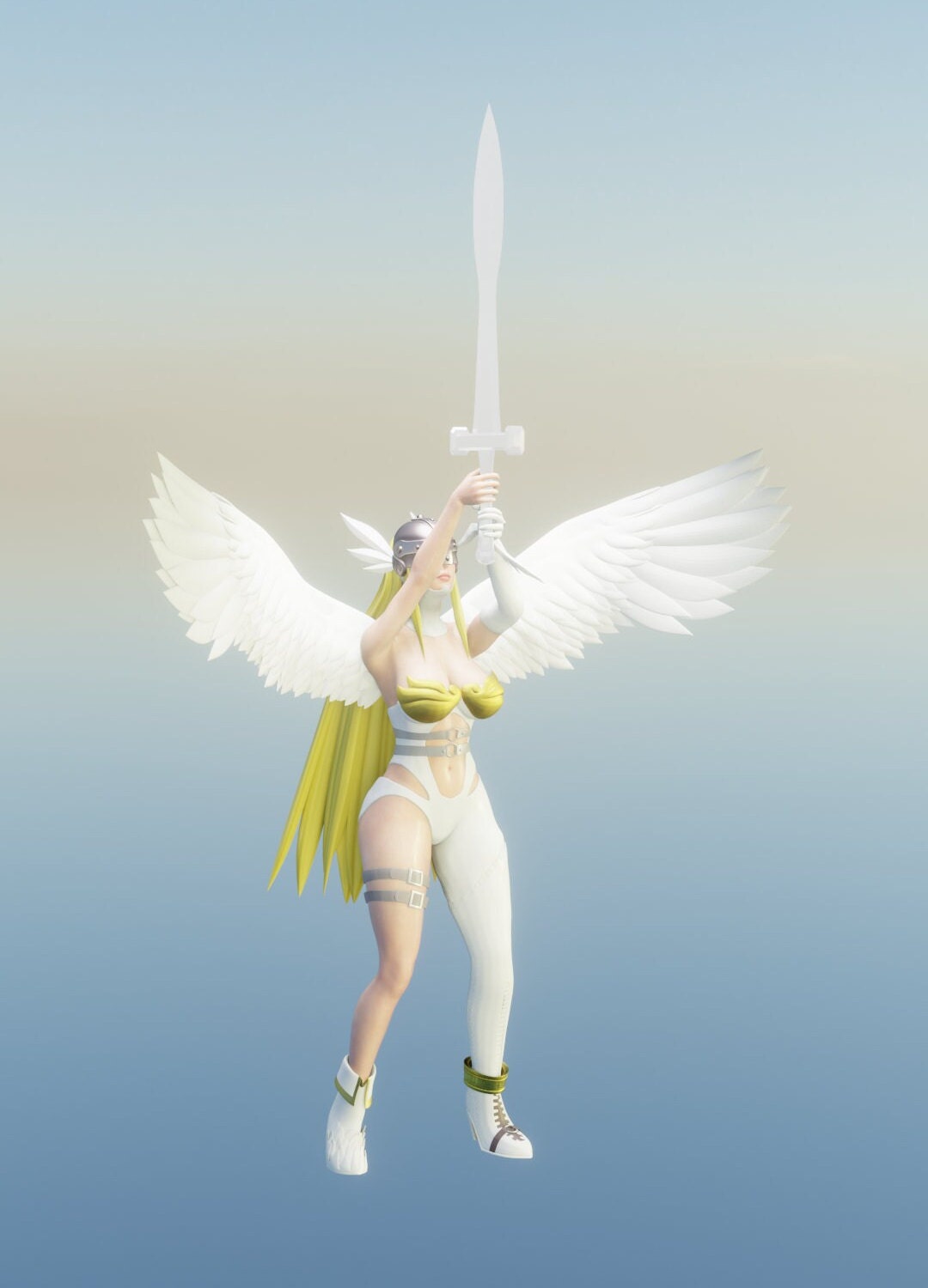 Avenging Angel with a Sword / Heavenly Warrior Figure