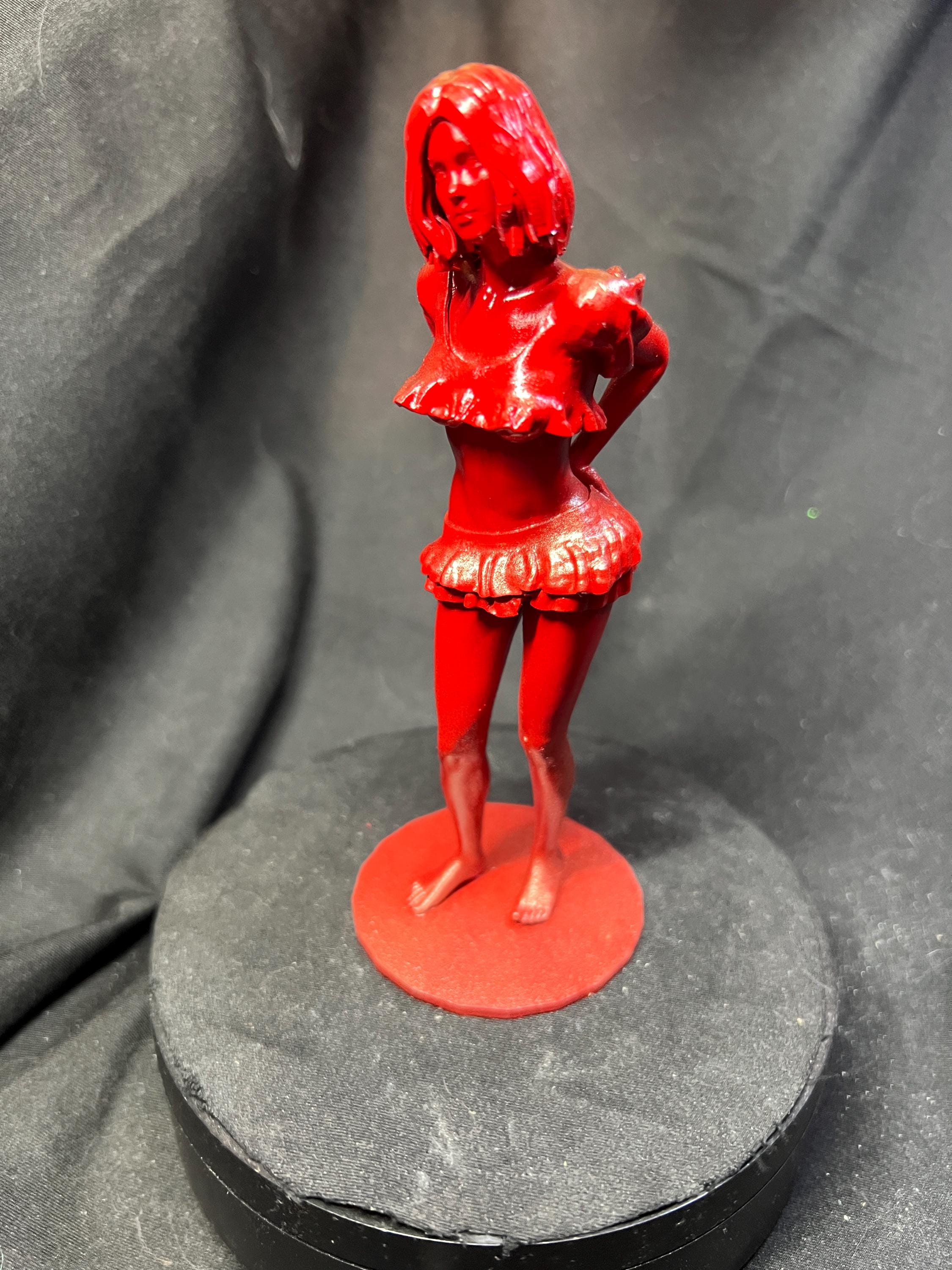 Sexy Girl in a Skimpy Outfit – Stylized 3D Figure