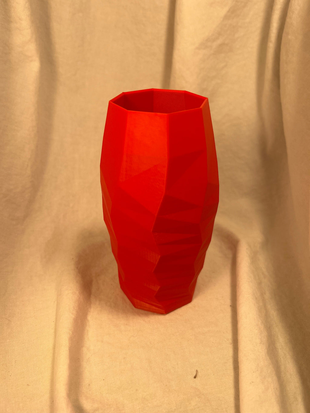 Faceted Flower Vase