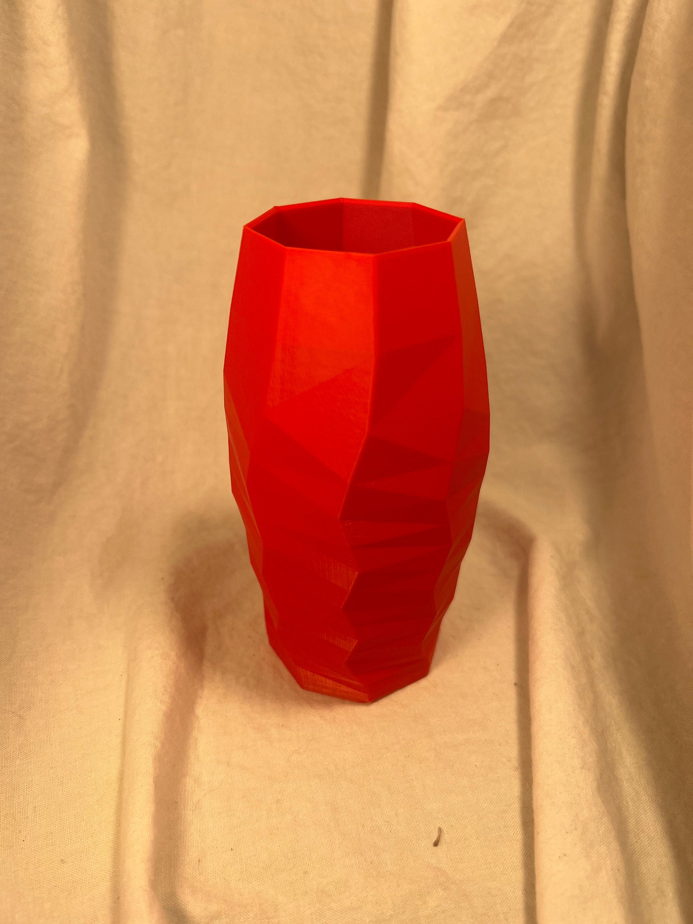 Faceted Flower Vase