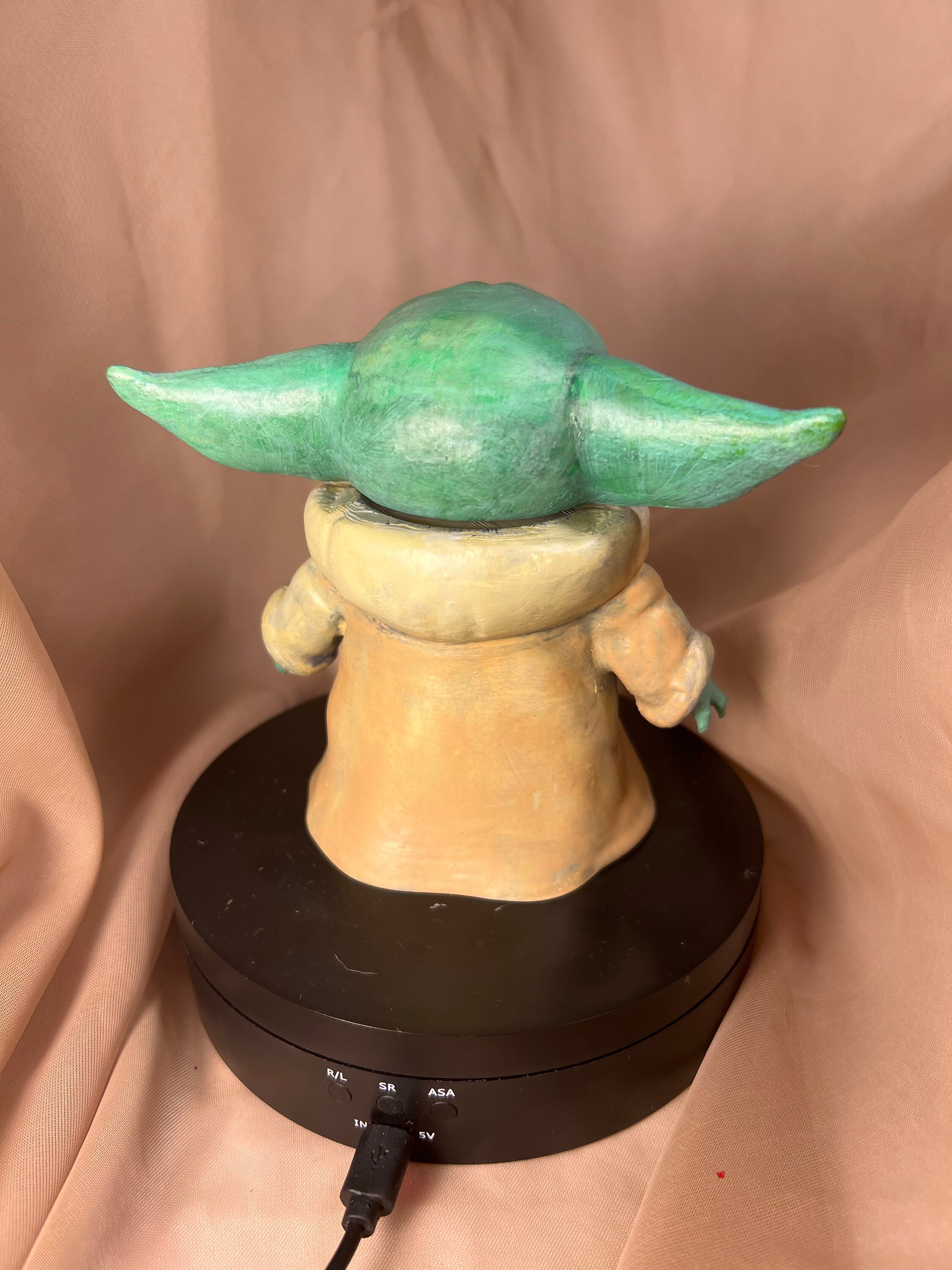 Hand-Painted Space Baby Figurine: 4.5-inch Sci-Fi Collectible