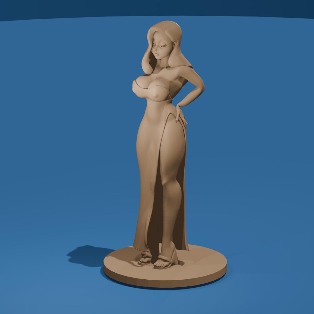 Jessica Rabbit in a Dress Figurine / Sexy Cartoon Character Figure