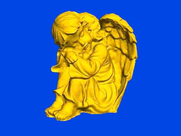Angel Figure / Christmas Ornament /Sweet Cherub Figure