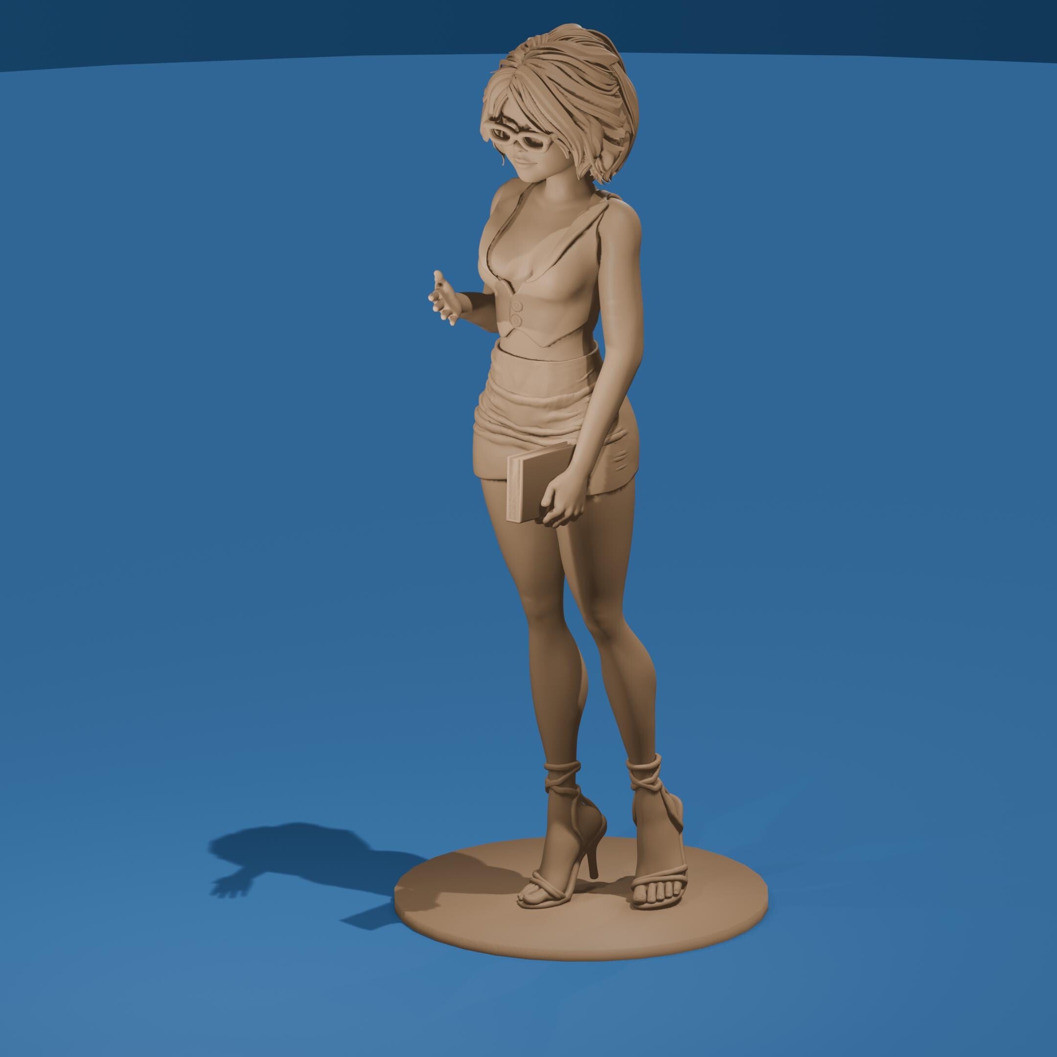 Hot Toon Teacher – Stylized Sexy Instructor 3D Model