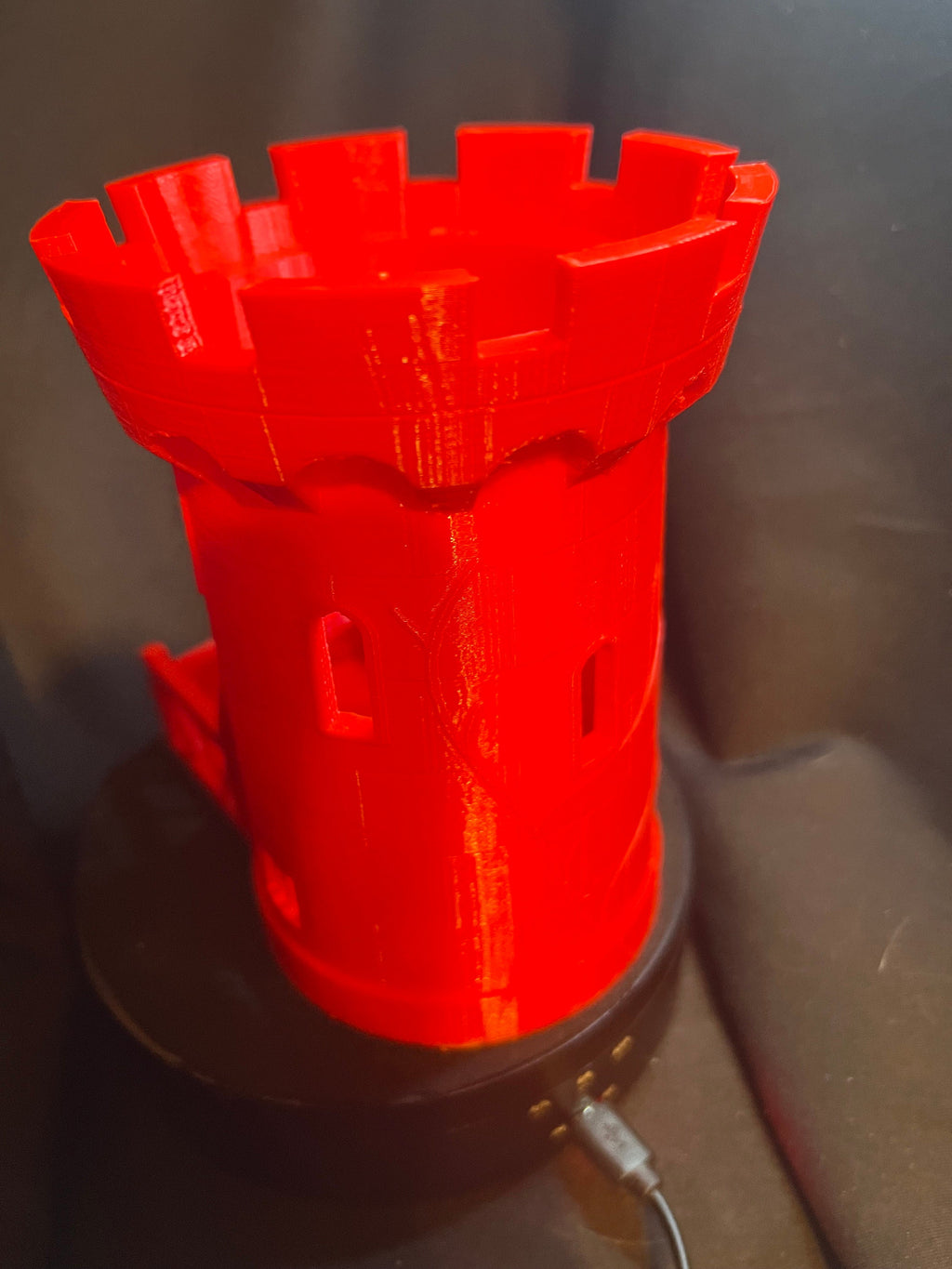 Dungeons and Dragons Dice Tower Round