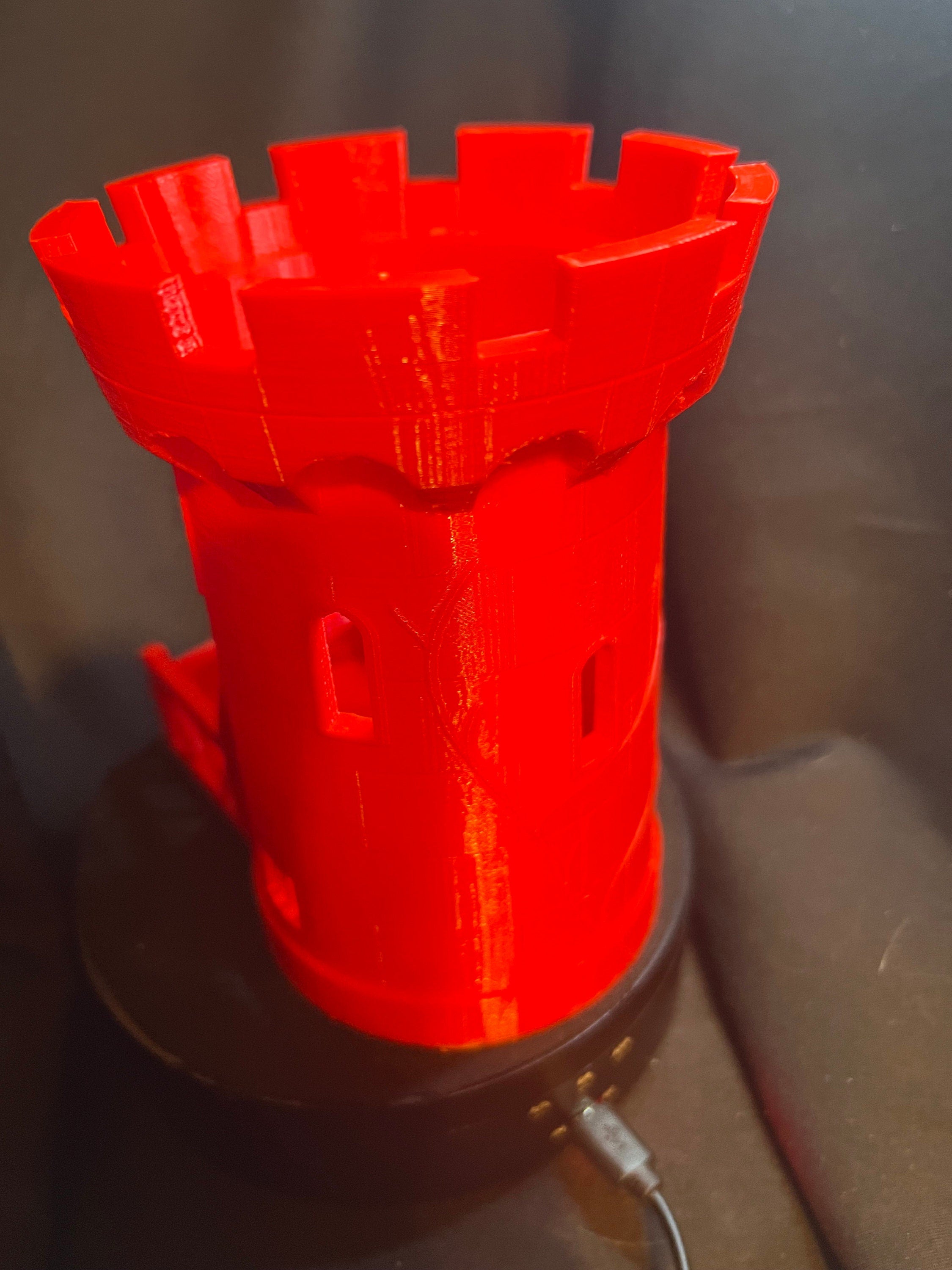Dungeons and Dragons Dice Tower Round
