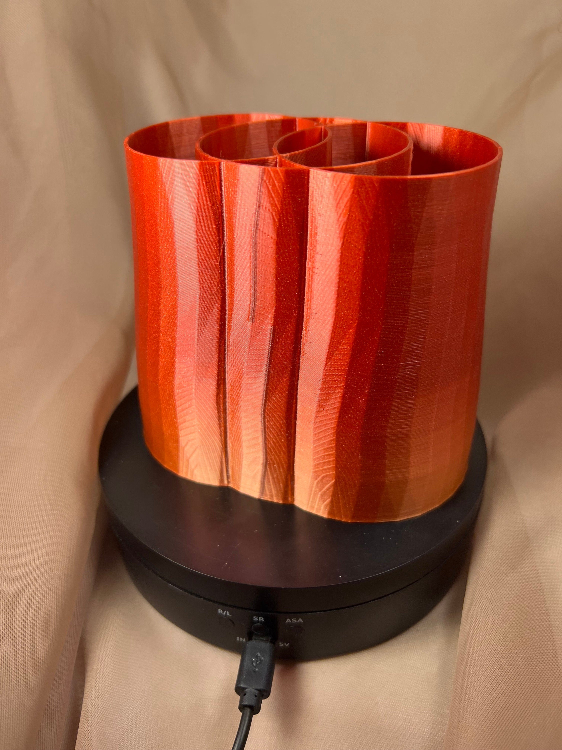 3 way Divided Pencil Holder/ Desktop Pen Holder