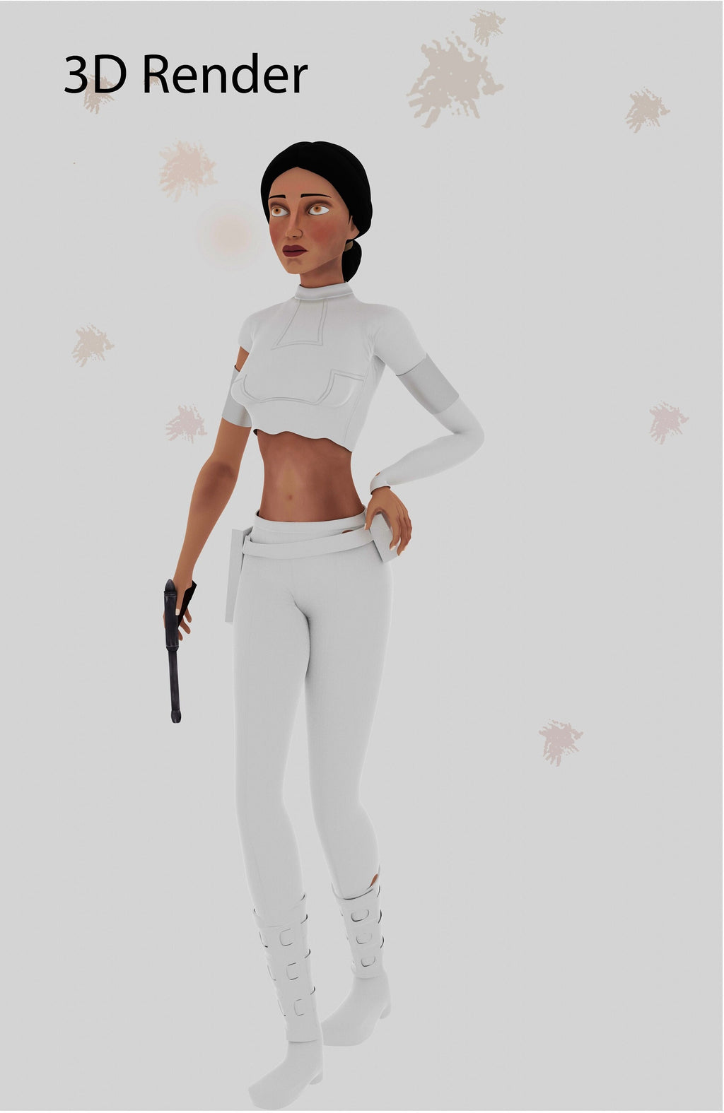 Space Queen Padme Sexy Figure