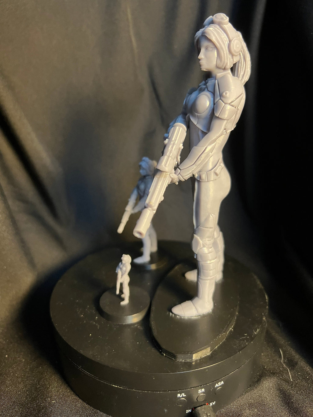 Space Trooper Woman Model / Science Fiction Solider Female Figure