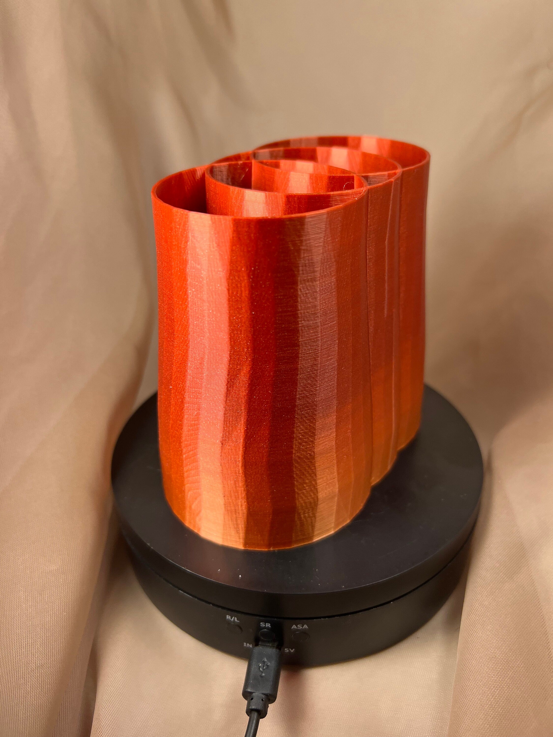 3 way Divided Pencil Holder/ Desktop Pen Holder