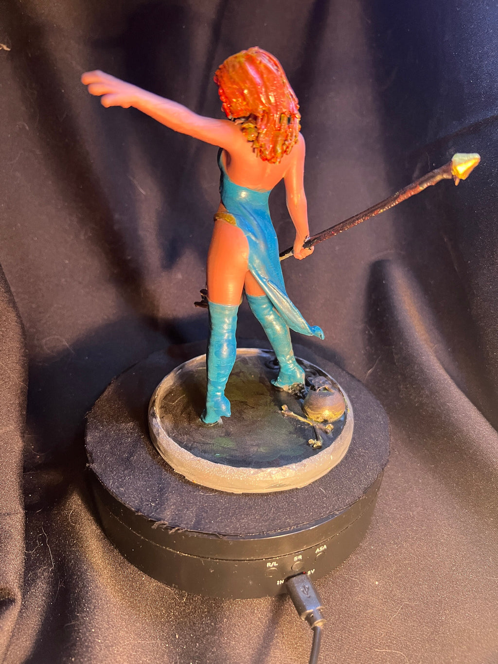 Fantasy Evoker Figure /  Female Mage Model