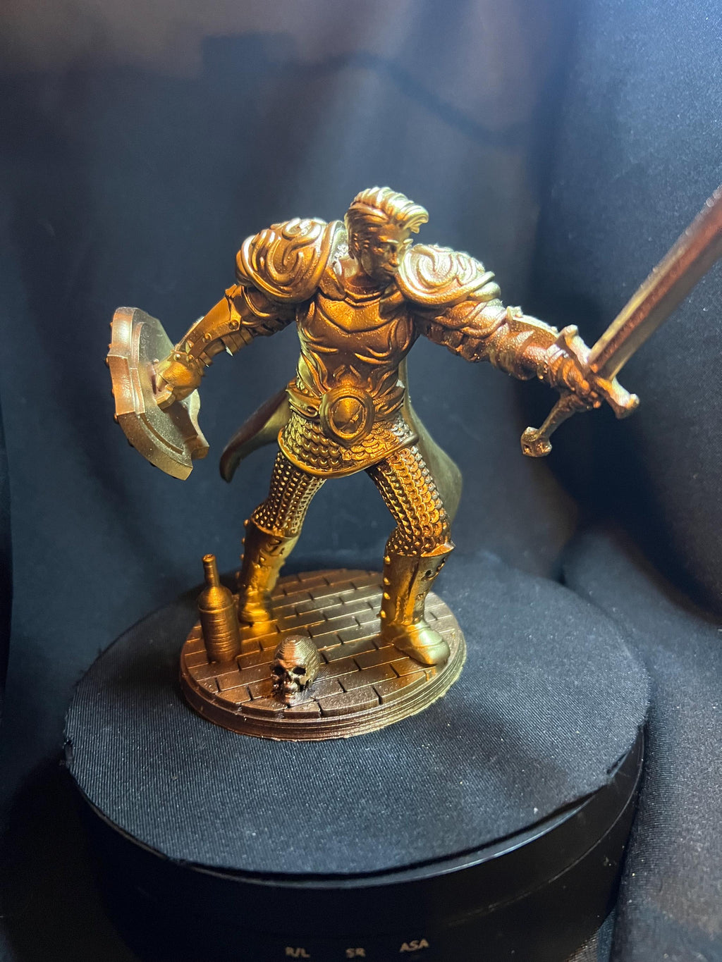 Fully armored medieval-style knight