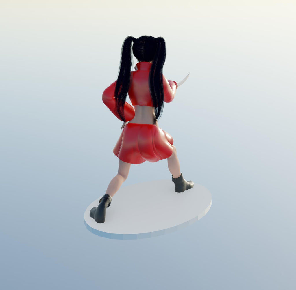 Anime Sword Fighting Girl