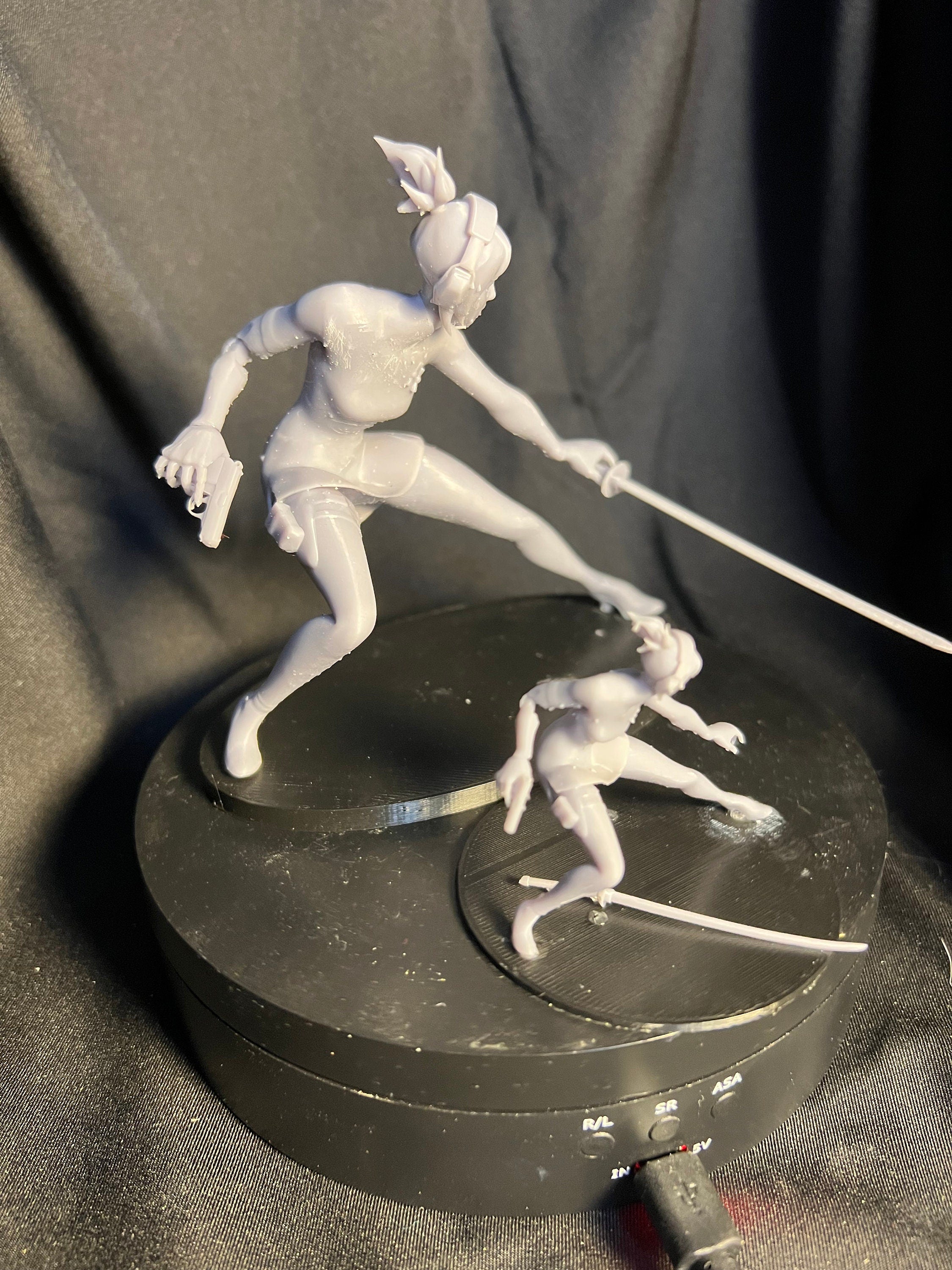Cyborg Ninja Woman / Future Fantasy Warrior Figure