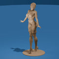 Dancing Woman Figurine, Elegant Pose, 4 inches Tall