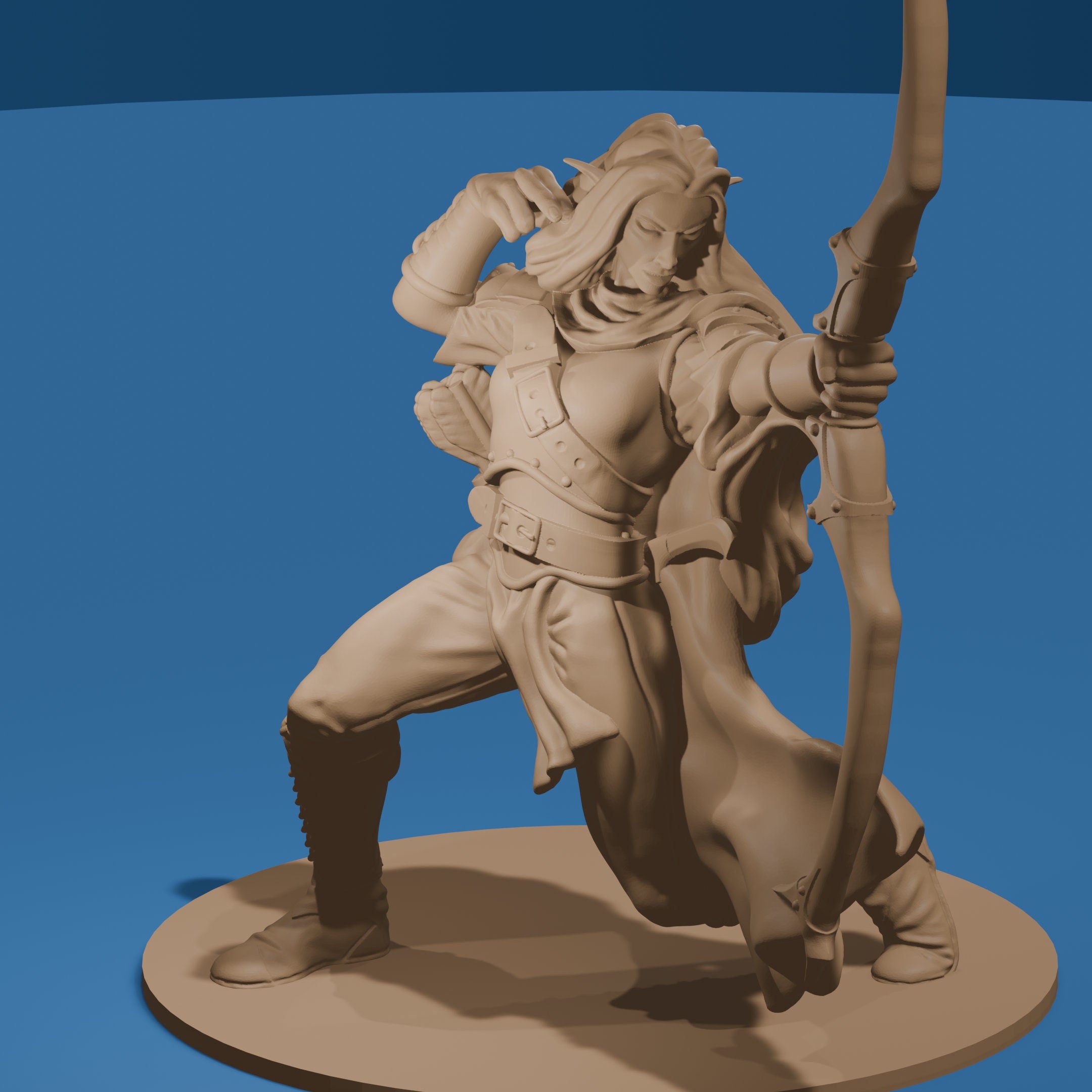 Elf Archer Figure / Ranger Miniature