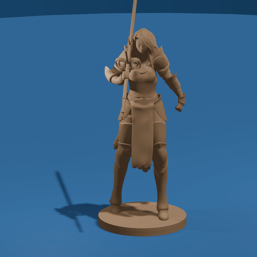 Female Knight Figure / Woman Warrior with a Greatsword