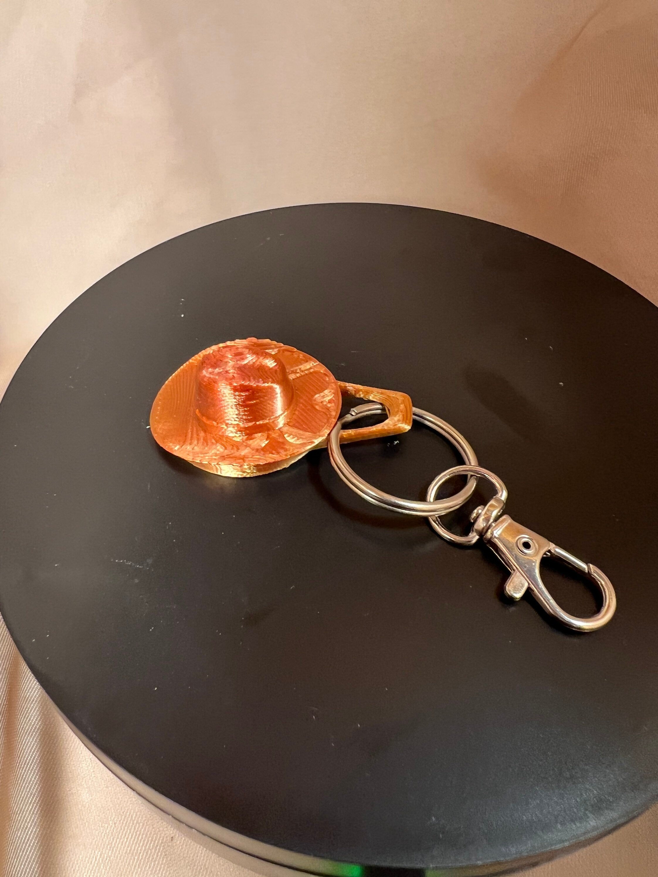 Cowboy hat keychain / Western Keychain