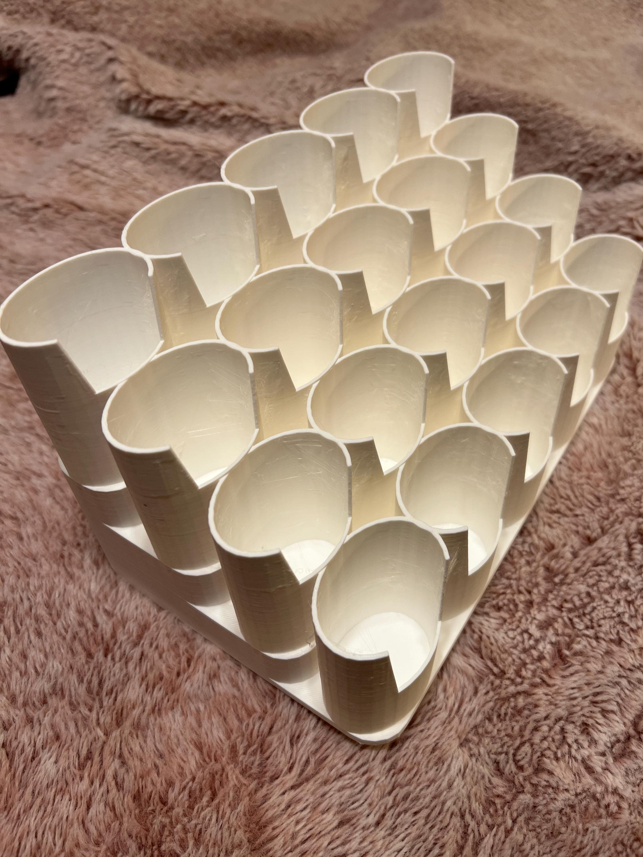 20 Slot Stepped Paint Tube Holder for 2 fl oz / 60 ml paint tubes