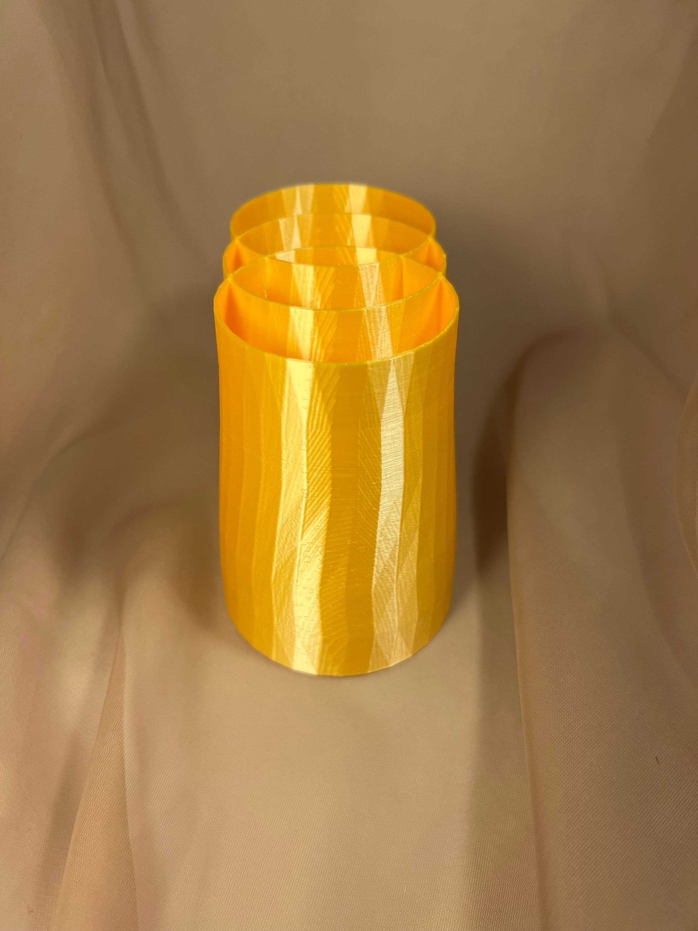 3 way Divided Pencil Holder/ Desktop Pen Holder