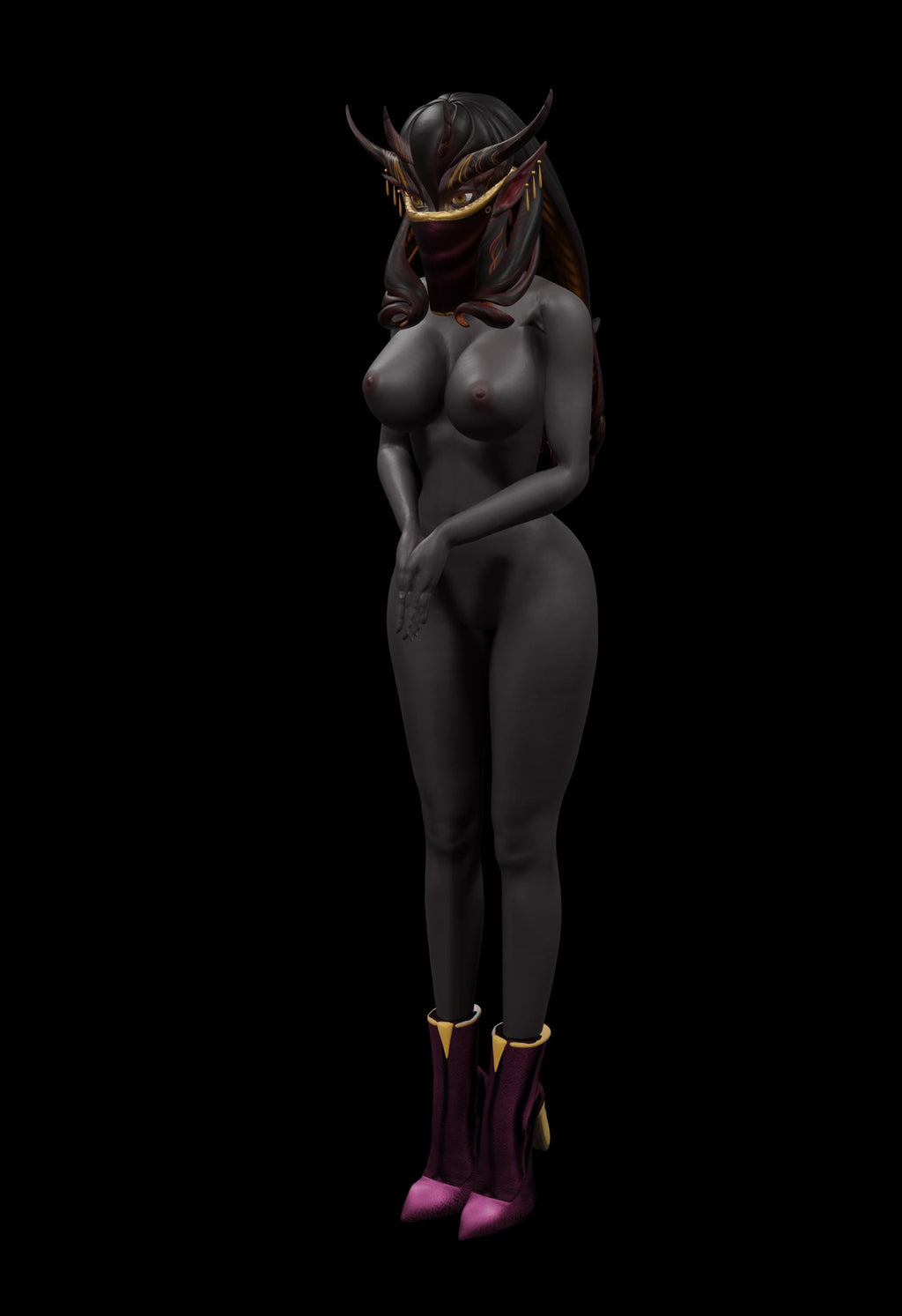 Kasidora From Subverse // Sexy Woman Figure