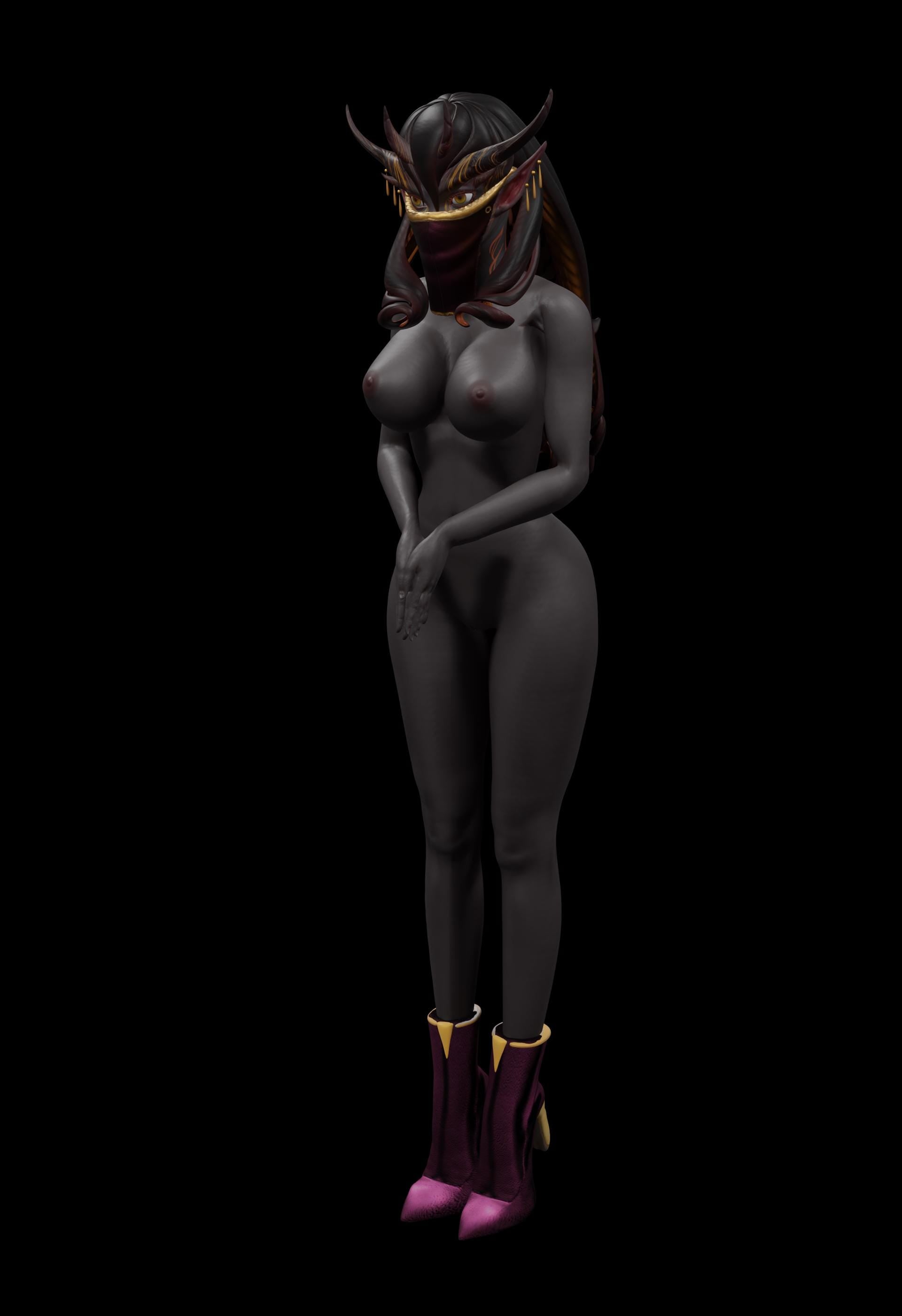 Kasidora From Subverse // Sexy Woman Figure