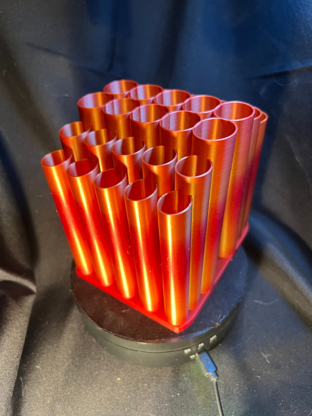 Tubular 30 section Brush and Pencil Holder