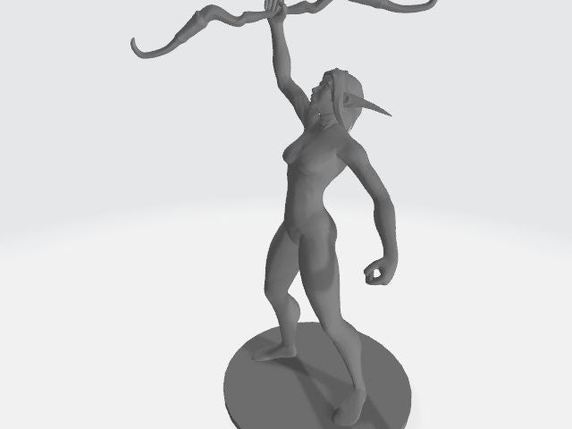 Elf Hunter Celebrating / Night Elf Figure