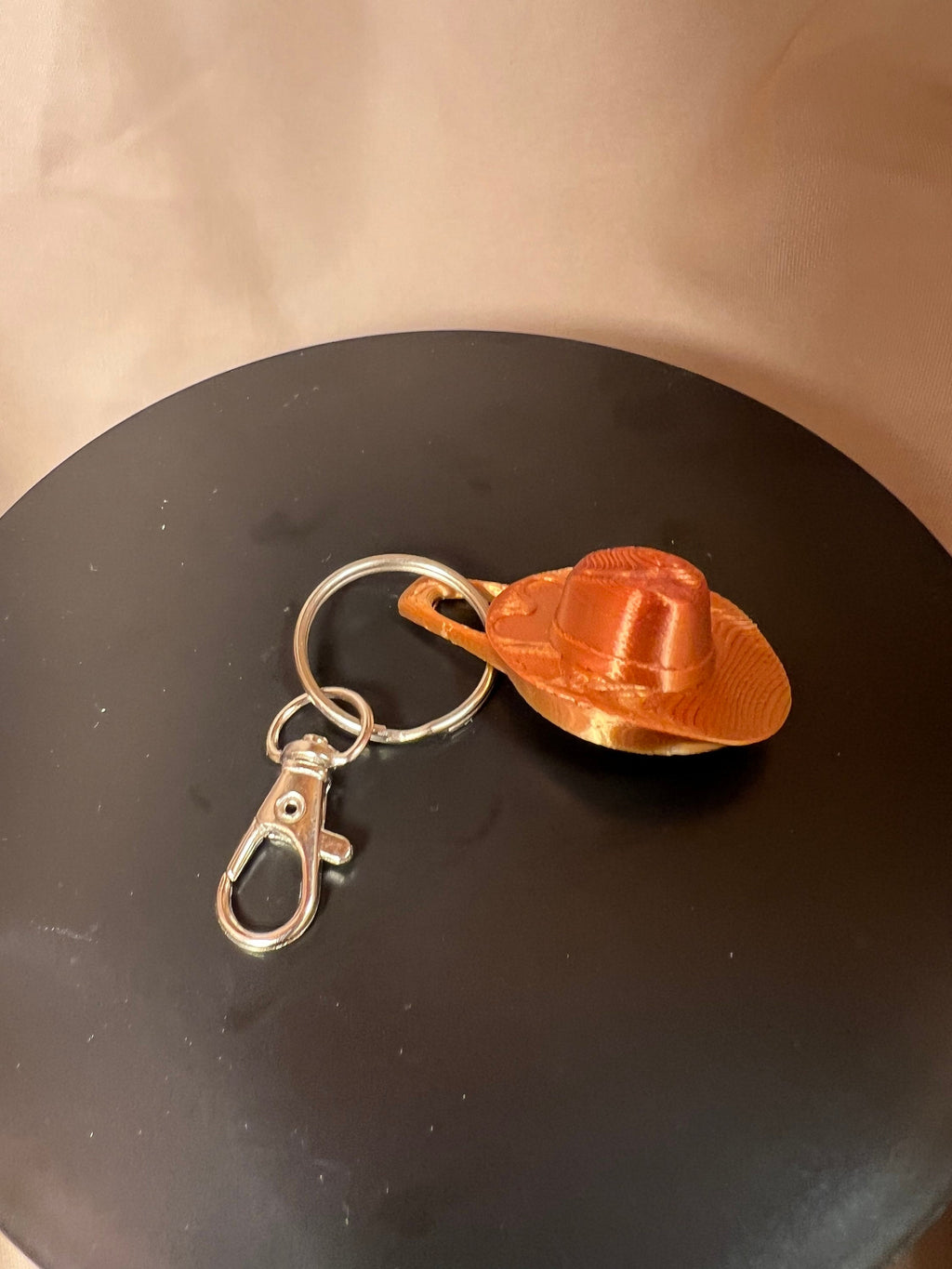 Cowboy hat keychain / Western Keychain