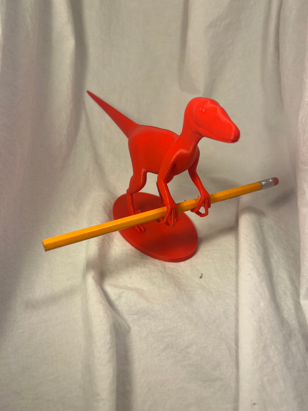 Velociraptor Figure, Dinosaur Pencil Holder