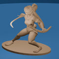 Rabbit Woman Toon with Shamshir figure (Lop)