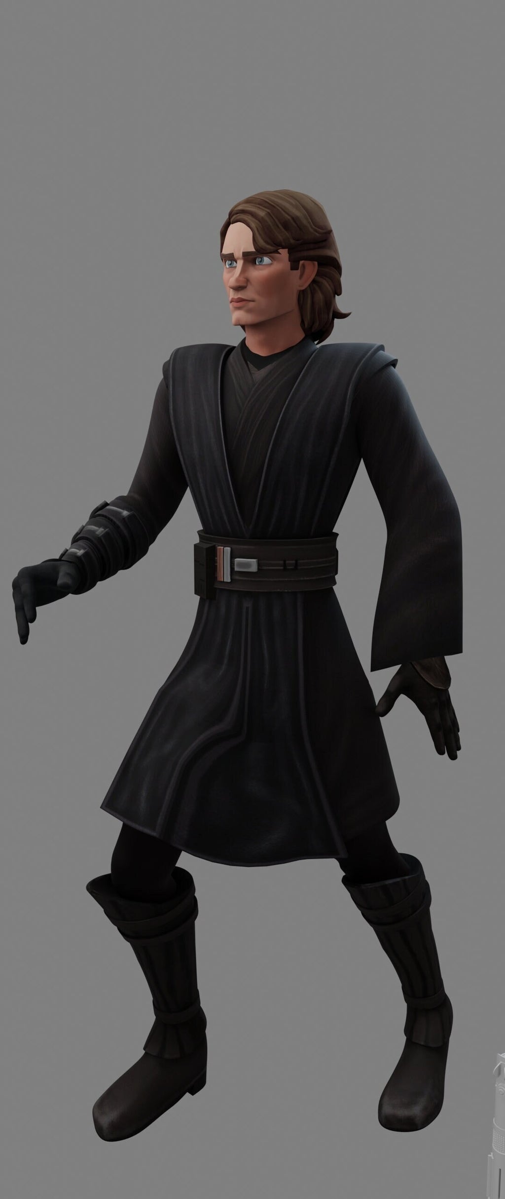 Space Hero Anakin from an Animated Series