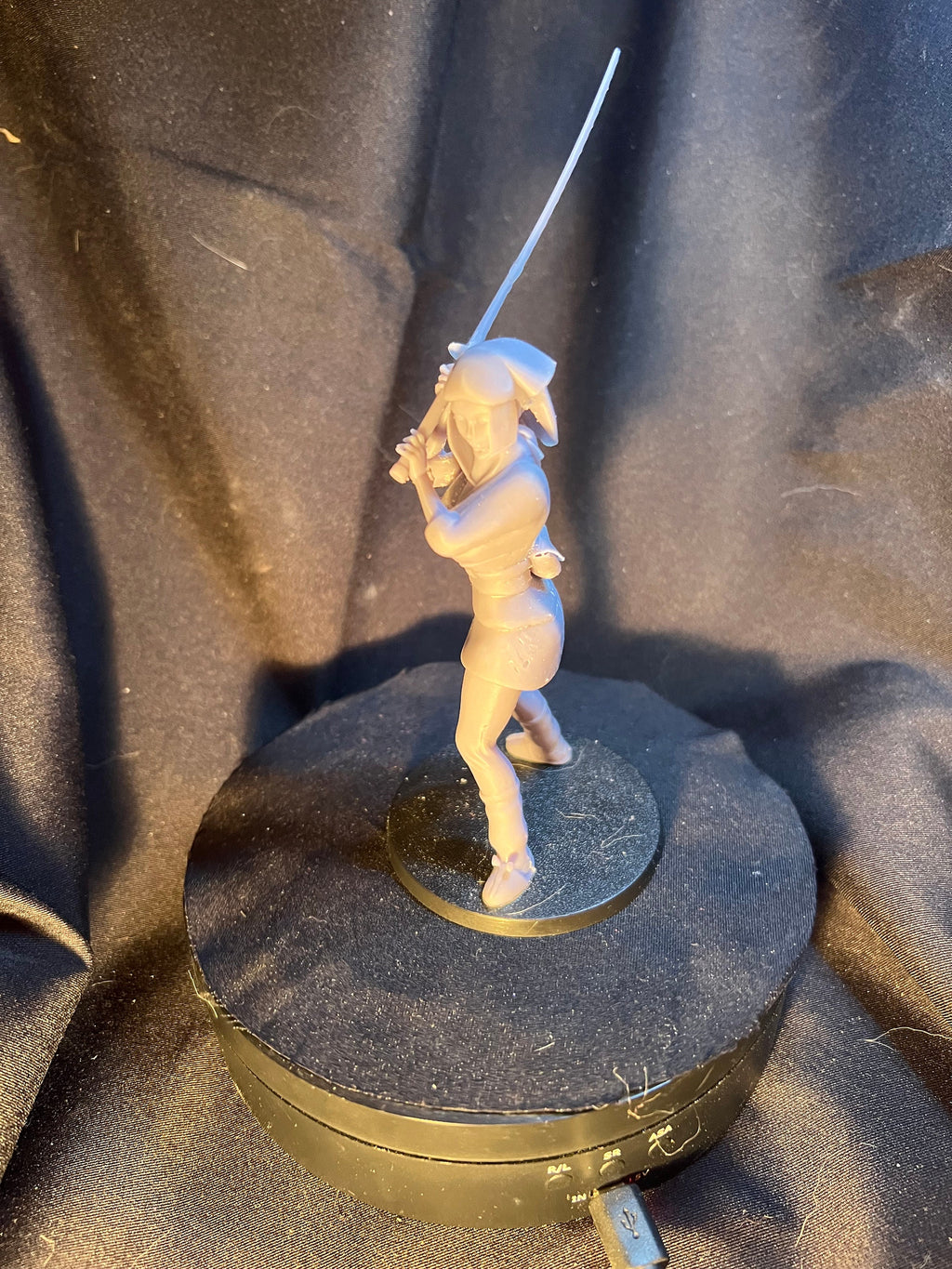 Peasant Japanese Woman Figure / Female with a Sword