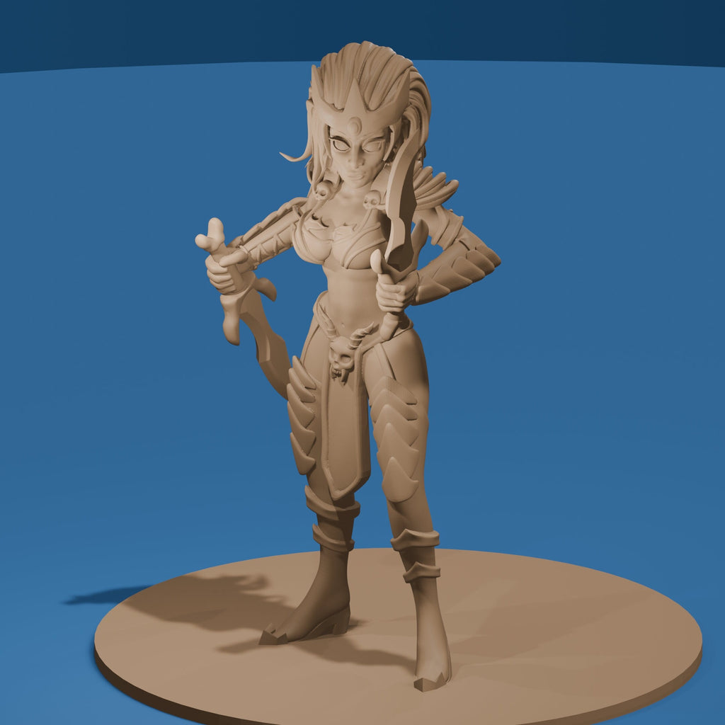Elf Rogue Miniature / Assassin Figure