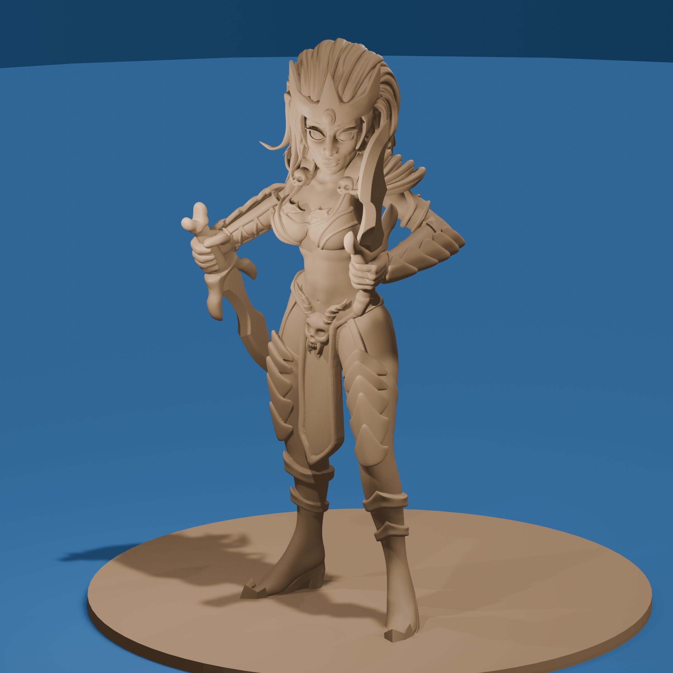 Elf Rogue Miniature / Assassin Figure