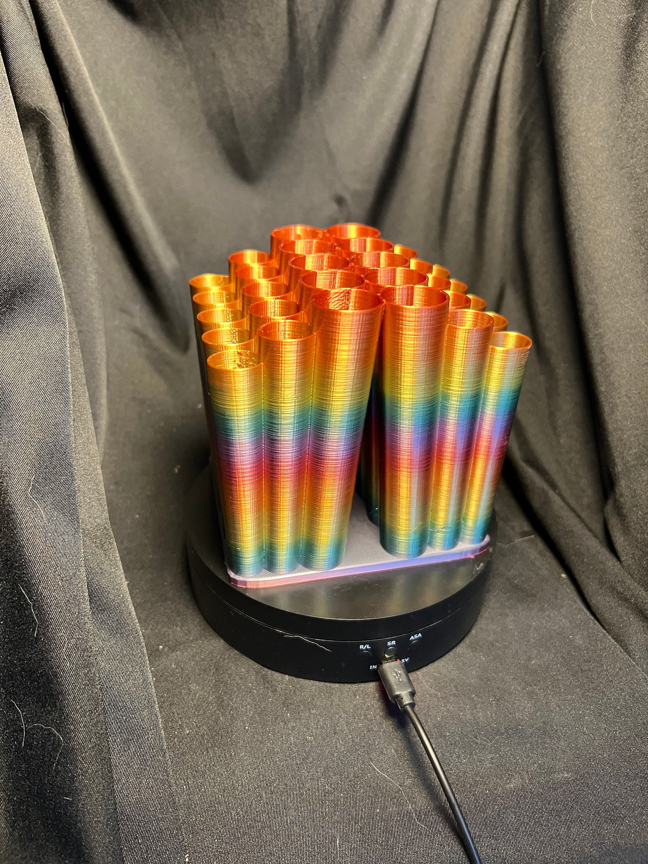 Tubular 30 section Brush and Pencil Holder