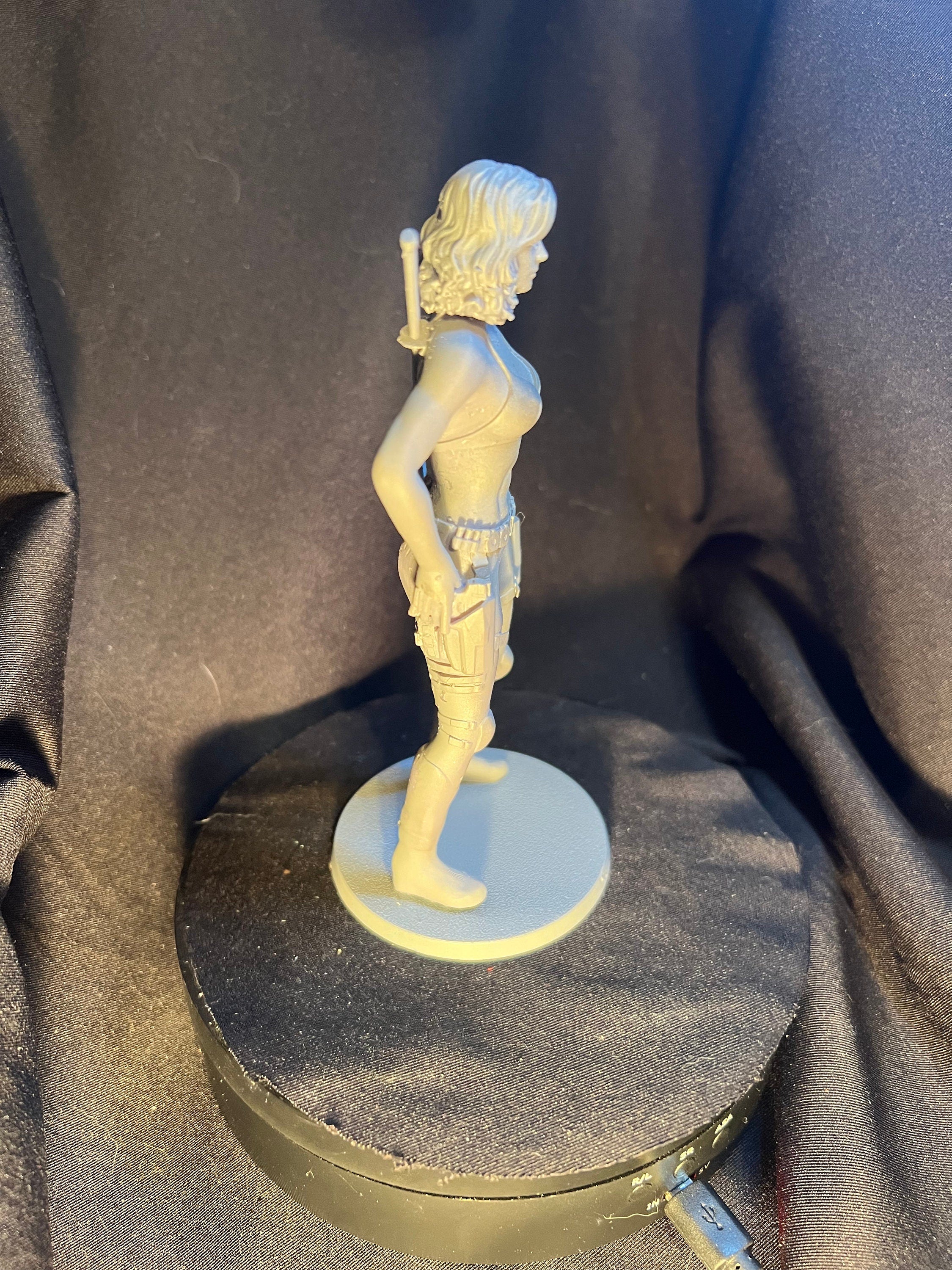 Modern Ninja Woman Figurine