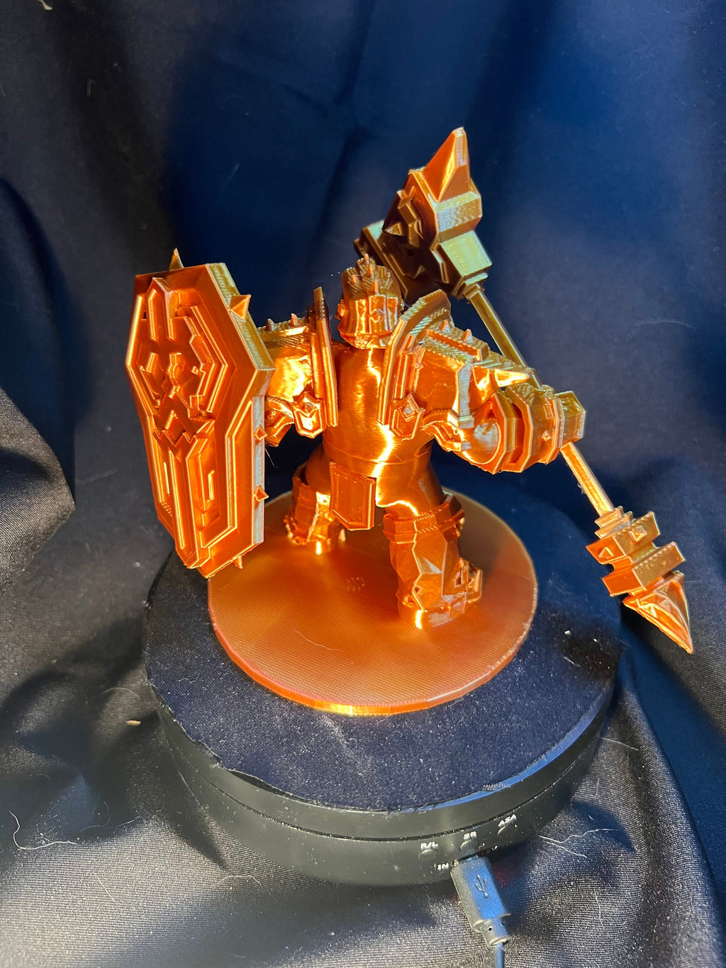 Dwarf Warrior Minature / Fantasy Dwarven Warrior Figure