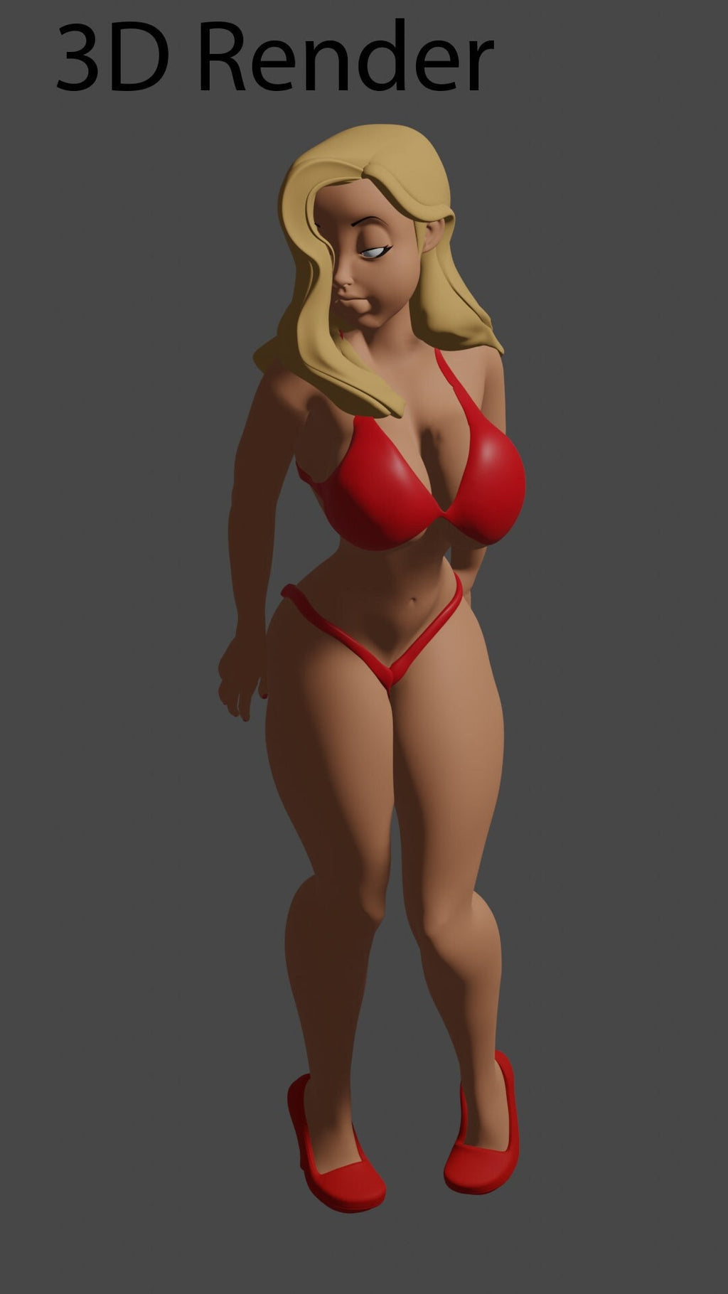 Jessica Rabbit in a Bikini Figurine / Sexy Cartoon Character Figure