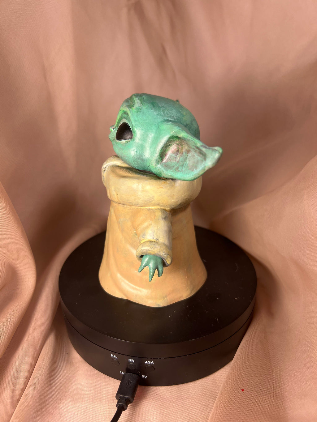 Hand-Painted Space Baby Figurine: 4.5-inch Sci-Fi Collectible