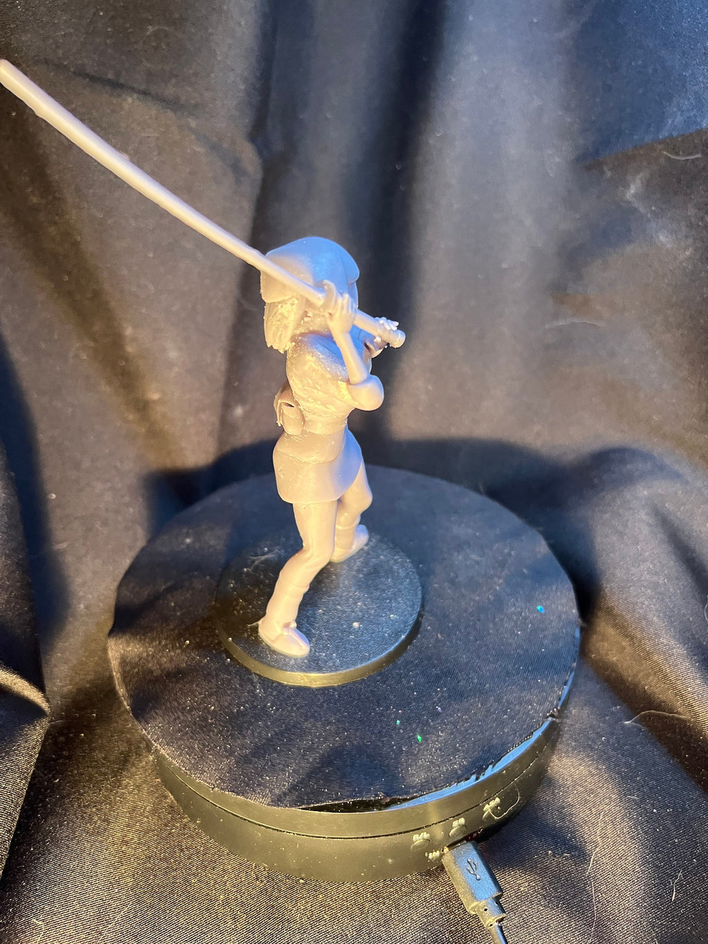 Peasant Japanese Woman Figure / Female with a Sword