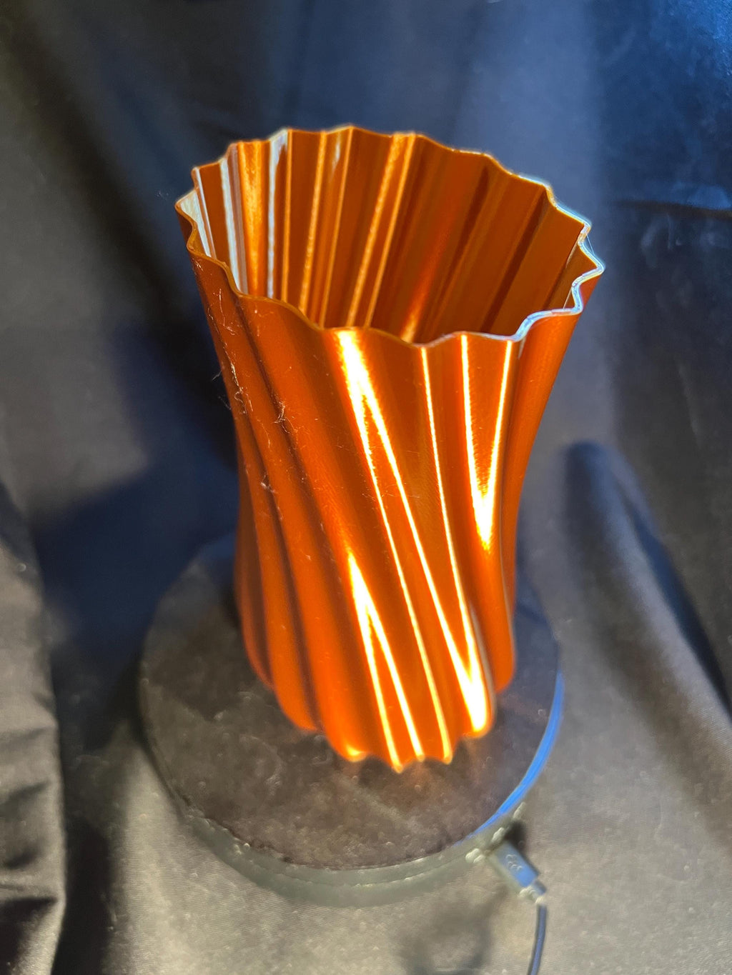 Ribbed Decorative Vase