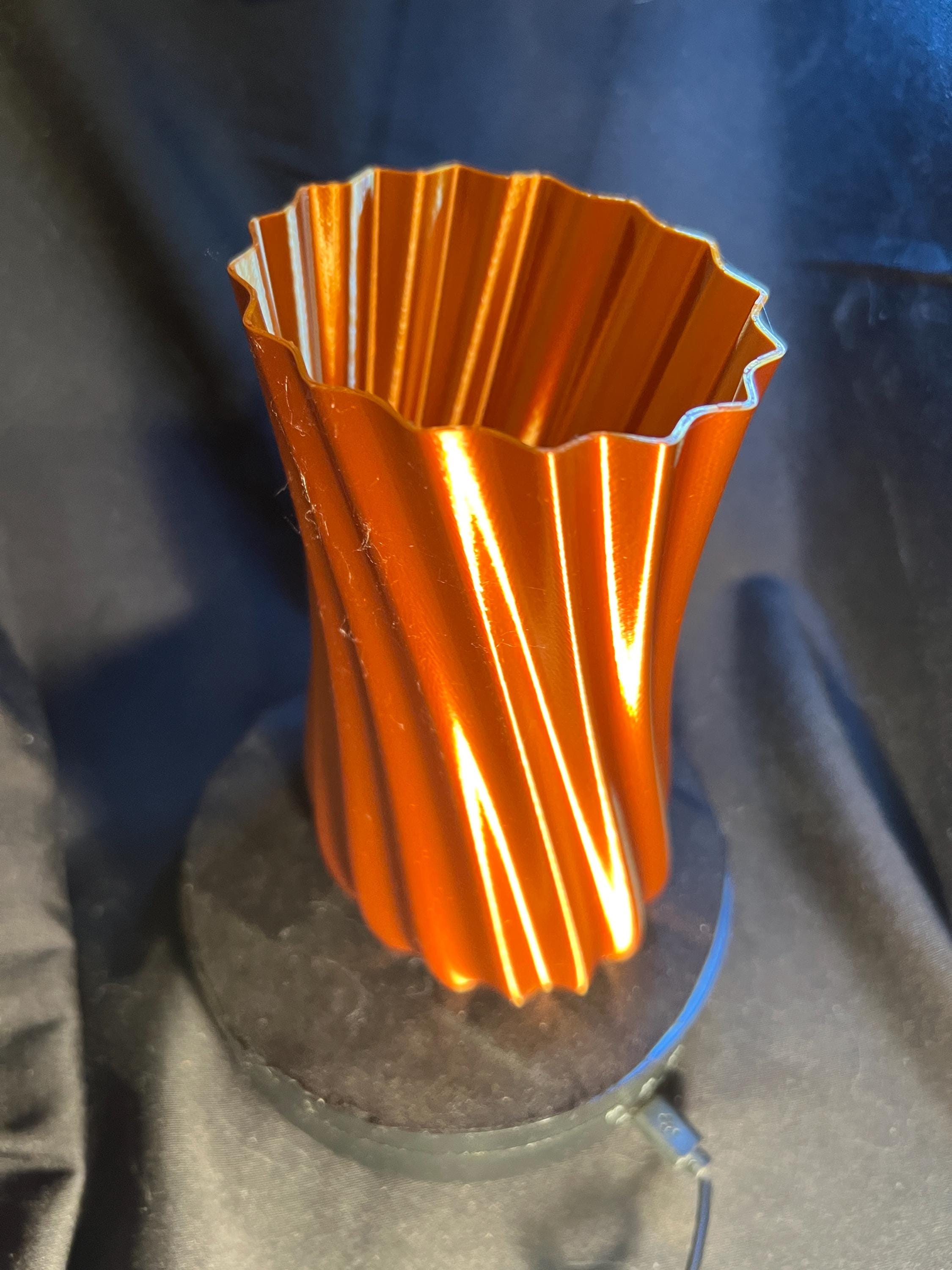 Ribbed Decorative Vase